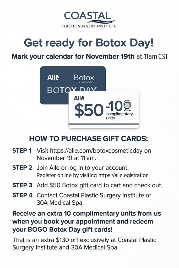 Coastal Botox Flyer