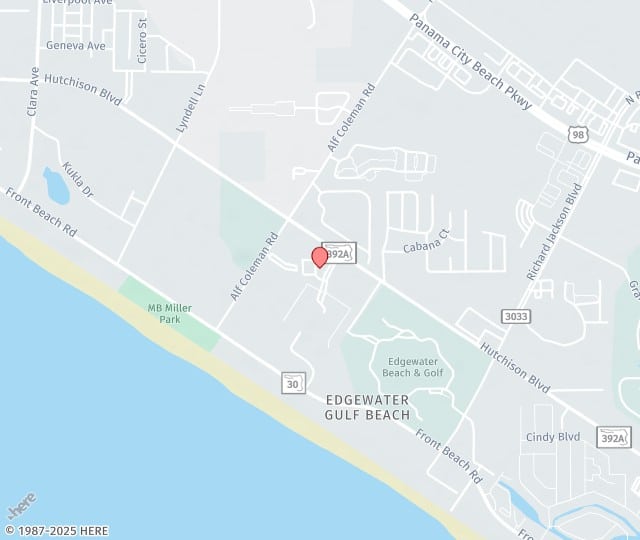 Location Map: 600 Grand Panama Boulevard Panama City Beach, FL 32407