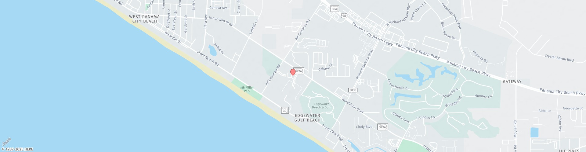 Location Map: 600 Grand Panama Boulevard Panama City Beach, FL 32407