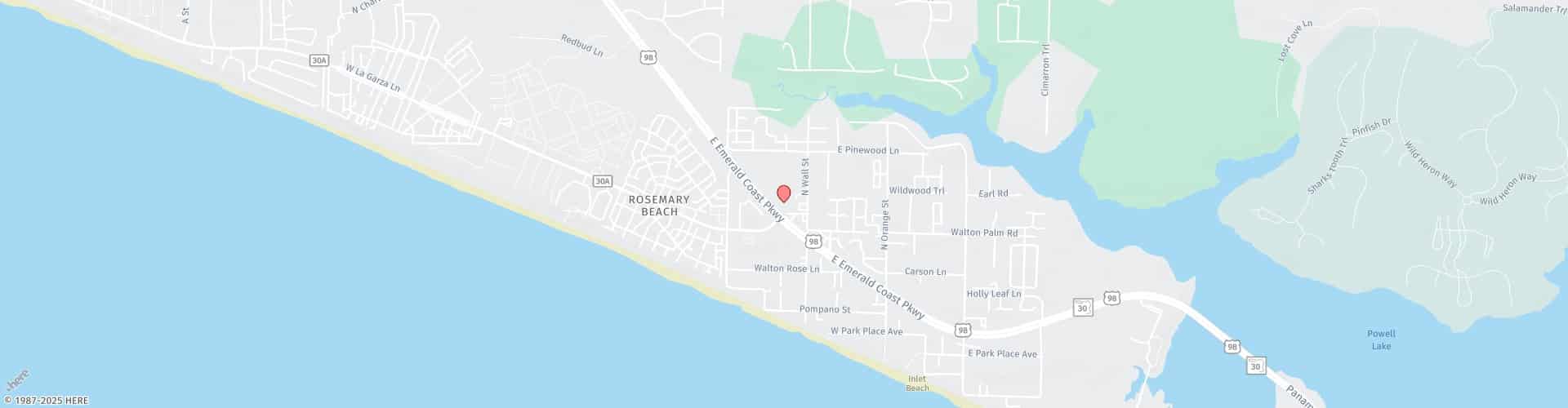 Location Map: 12805 Highway 98 East Inlet Beach, FL 32461